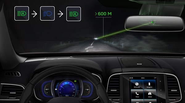 Renault KOLEOS - visio system schema